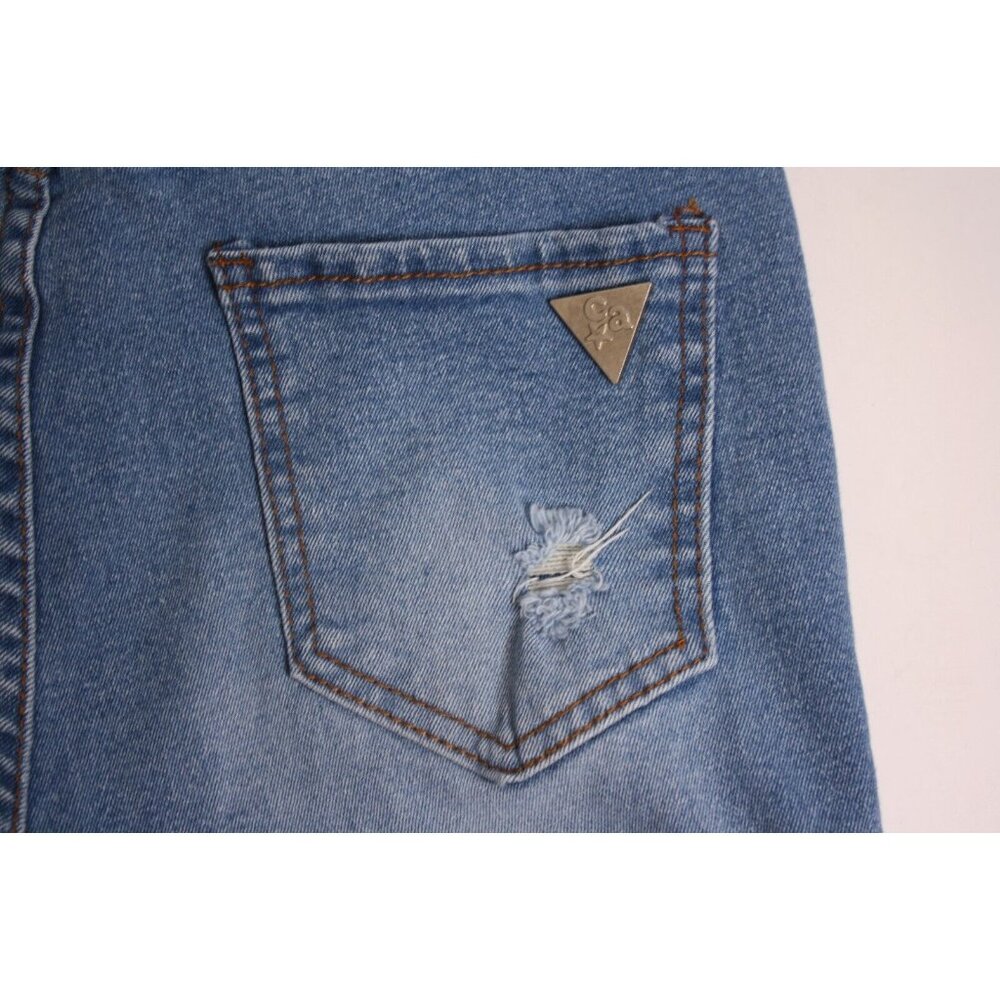 Celebrity Ace Women’s Flare Stretch Jeans Size 5/27 Distressed Light Wash - Picture 7 of 7